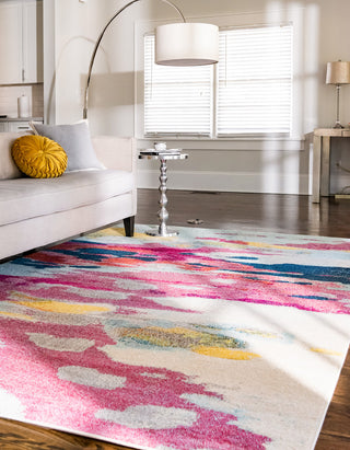 Rug Unique Loom Estrella Pink Rectangular 3' 3 x 5' 3