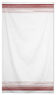 Sketchy Red Stripes 58 x 102 Outdoor Tablecloth