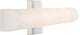 Nuvo Bend 1-Light LED Brushed Nickel Large Vanity Light