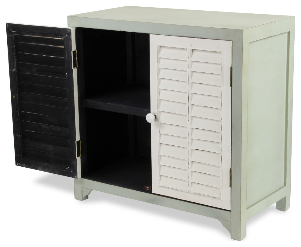 Coastal Shutter Door Cabinet