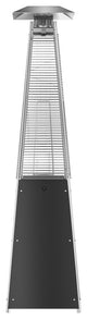 WestinTrends 46,000 BTU Pyramid Propane Patio Heater for Outdoor Garden, Black