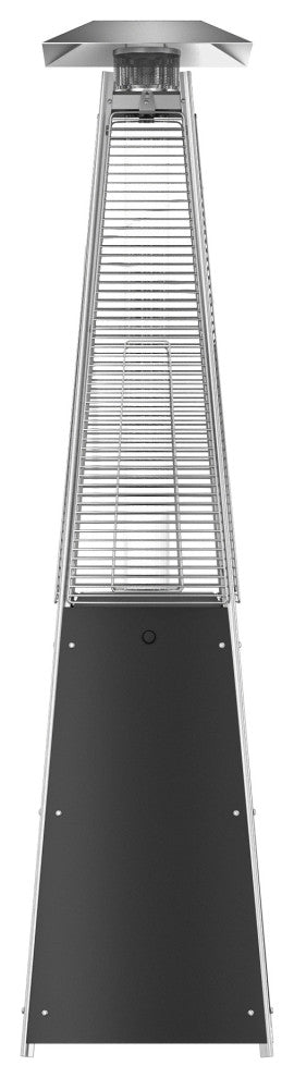 WestinTrends 46,000 BTU Pyramid Propane Patio Heater for Outdoor Garden, Black