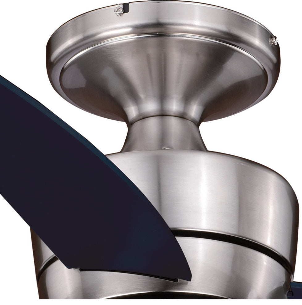 Adrian 44" Ceiling Fan, Satin Nickel