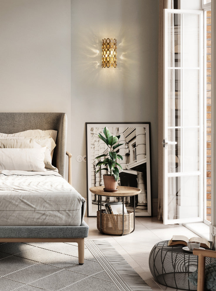 Zlite 822-2S-HB 2-Light Wall Sconce, Heirloom Brass