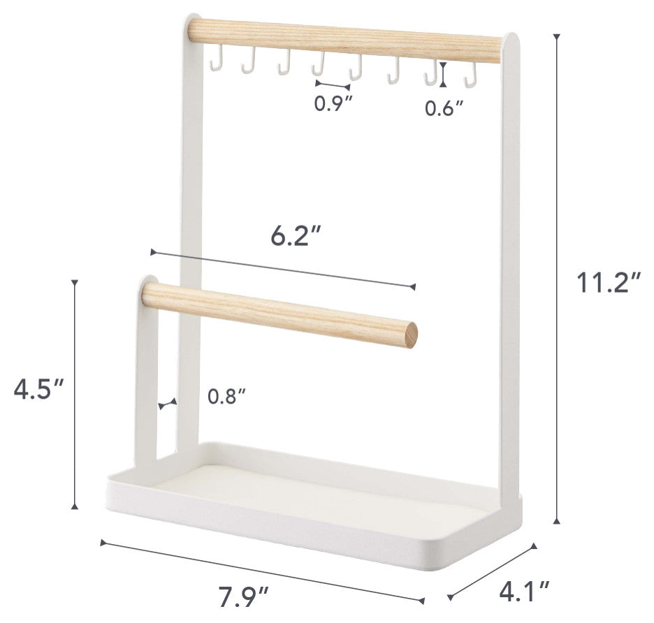 Tosca Accessory Stand, White