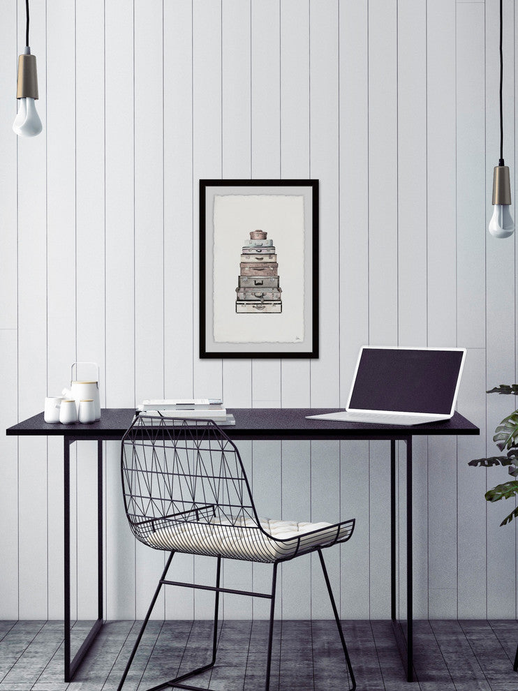 "Everyday Is a Journey" Framed Painting Print, 24"x36"