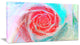 Mysterious Abstract Rose, Floral Canvas Art Print, 40x20
