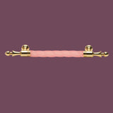 Vintage Cabinet Pull Drawer Handle Red Acrylic Twisted |