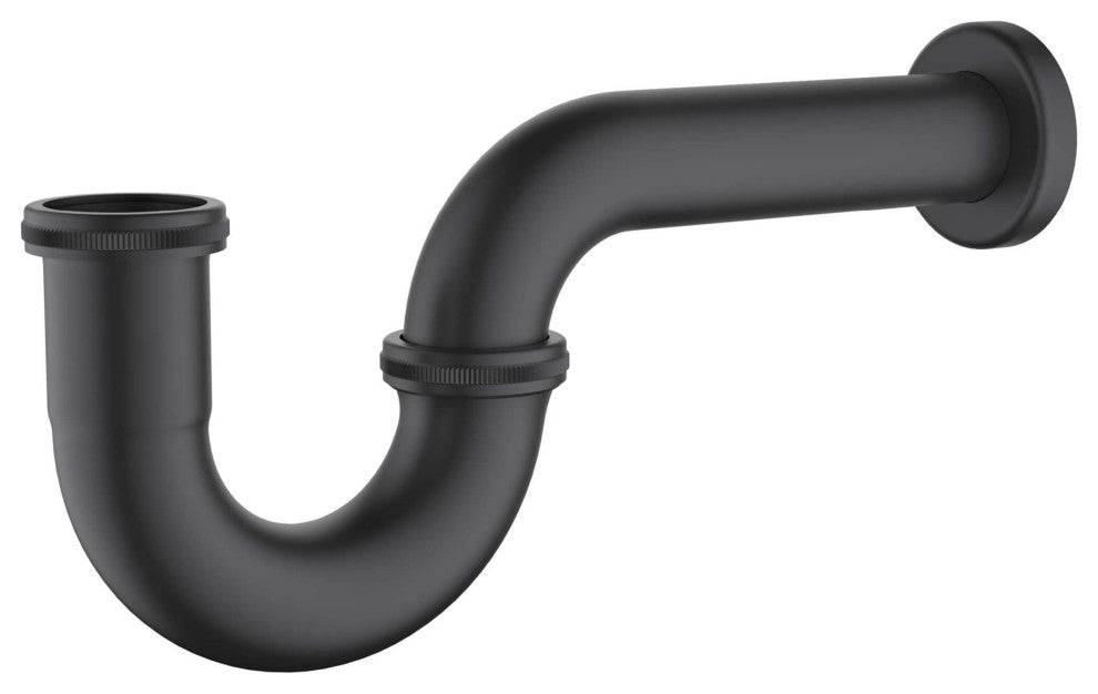 Kibi 1-1/2" P-Trap, Matte Black