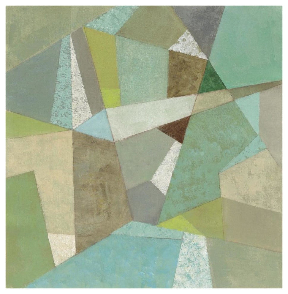 "Spa Geo Metric" Digital Paper Print by Silvia Vassileva, 42"x42"