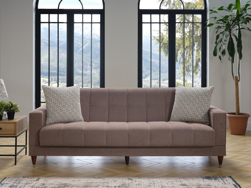 Camilla 3 Seat Sleeper, Mira Mink