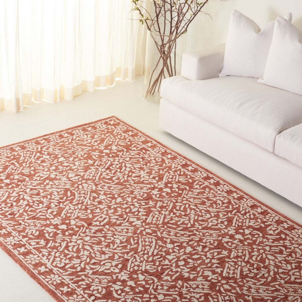 Safavieh Lauren Ralph Lauren Collection LRL6935 Rug, Rust/Ivory, 3'x5'