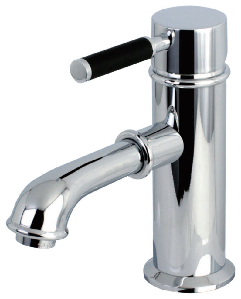 Single-Handle Bathroom Faucet, Brass Pop-Up, Polished Chrome