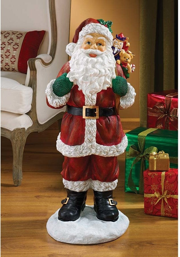 Visit From Santa Claus Statue