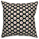 Pink And Gold Eyeballs 20x20 Throw Pillow