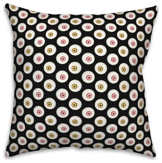 Pink And Gold Eyeballs 20x20 Throw Pillow