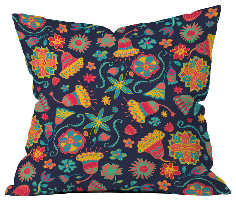 Arcturus Bloom 1 Outdoor Throw Pillow