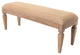 Surya Ansonia Medium Brown Upholstered Bench 18"Hx50"Wx18"D