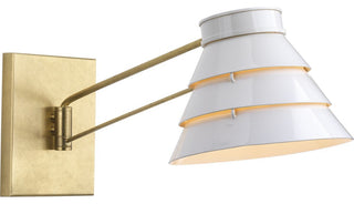 POINT DUMEÂ® Onshore Collection Brushed Brass Swing Arm Wall Sconce