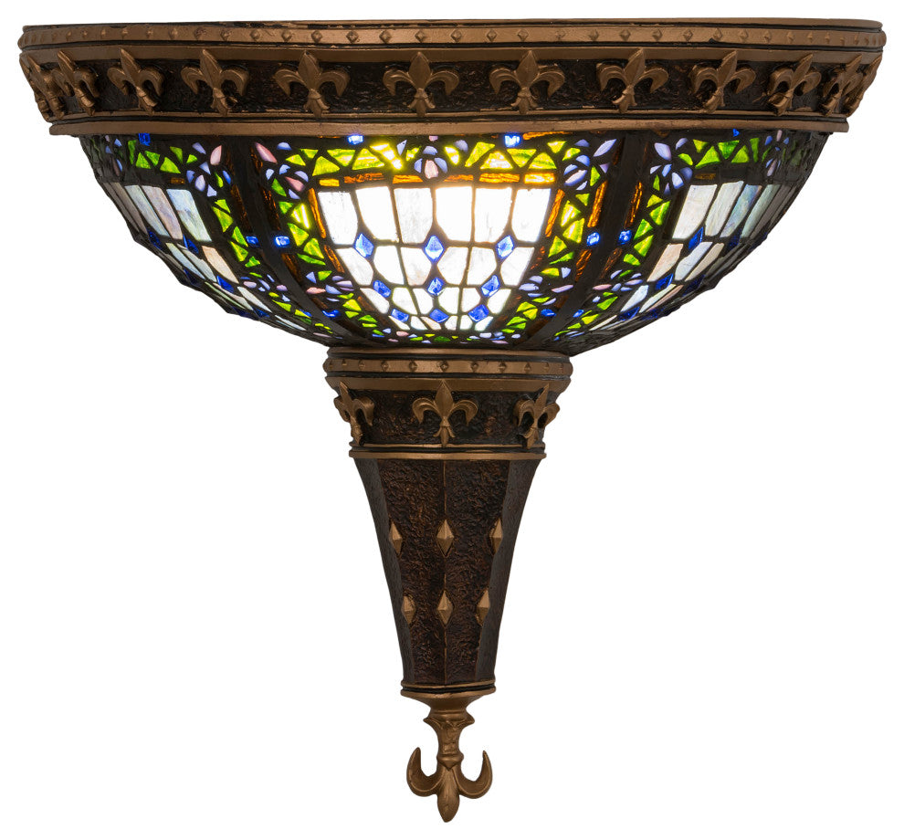 18W Fleur-de-lis Wall Sconce