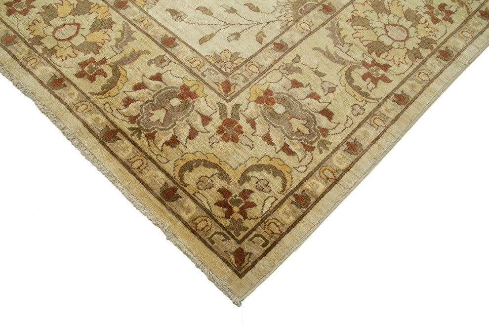Rug N Carpet - Hand-Knotted Oriental 10' 0" x 14' 6" Low Pile Large Oushak Rug