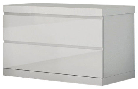 Anna Nighstand Large, White