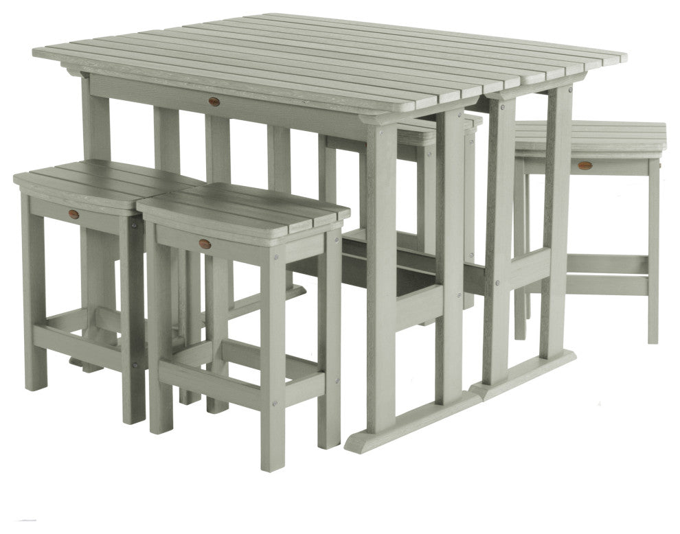 Lehigh 6pc Counter Height Balcony Set, Eucalyptus
