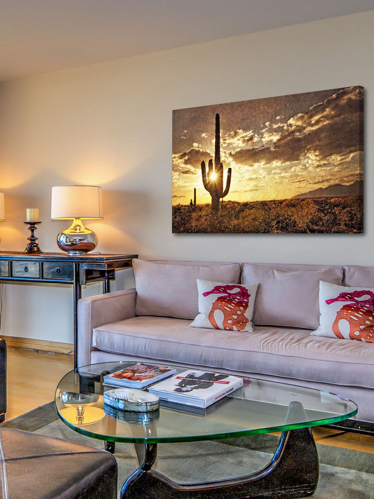 "Sonoran Silhouette" Painting Print on Canvas by Robertson