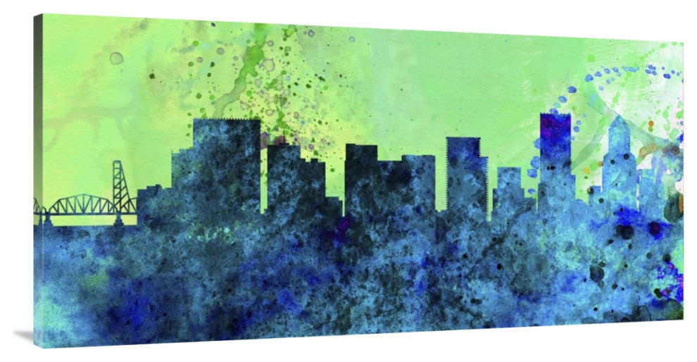 "Portland City Skyline" Fine Art Print