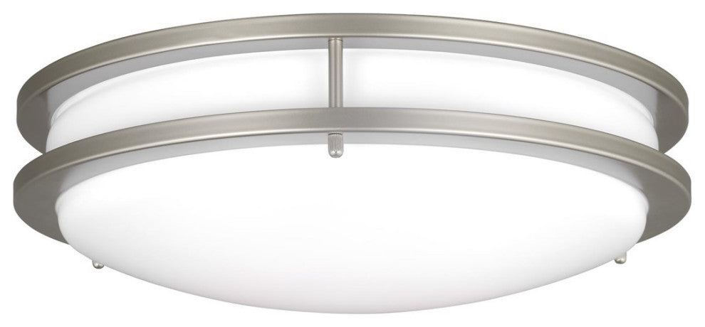 Sea Gull Mahone Medium LED Ceiling Flush Mount 7650893S-753, Brushed Nickel