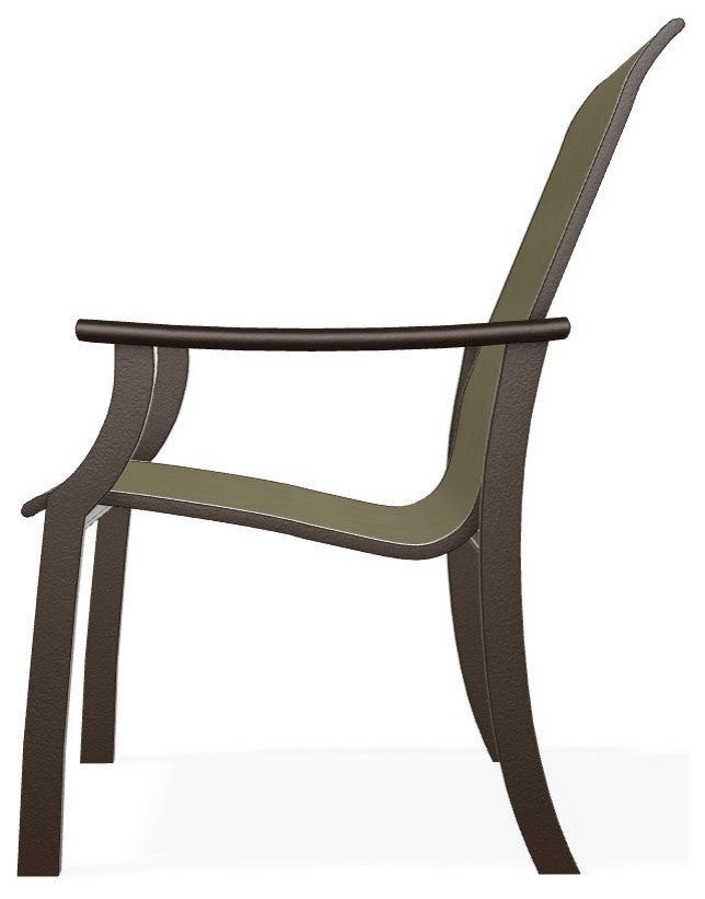 St. Catherine Sling Outdoor Armchair, Elevation Stone/Kona