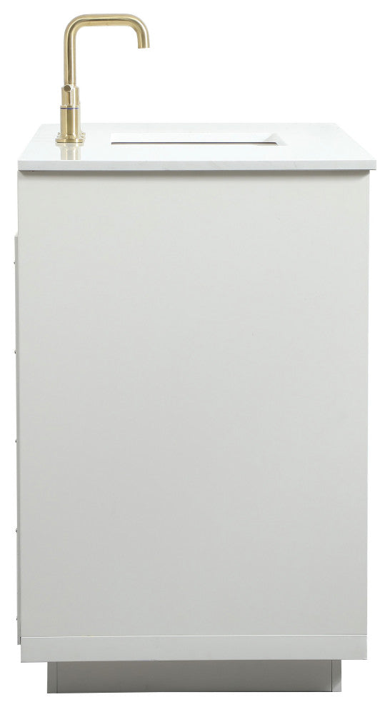 Bethany Single Bathroom Vanity, White, 48"