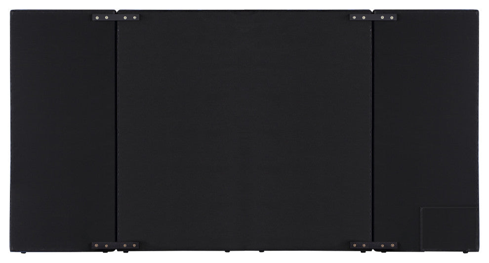 ACME Damazy Eastern King Bed in Black Velvet