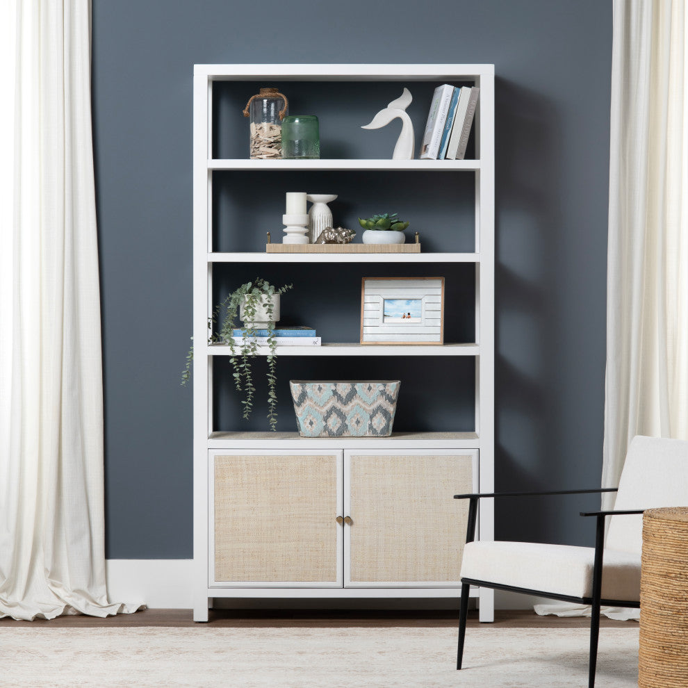 Two Door Etagere Bookcase