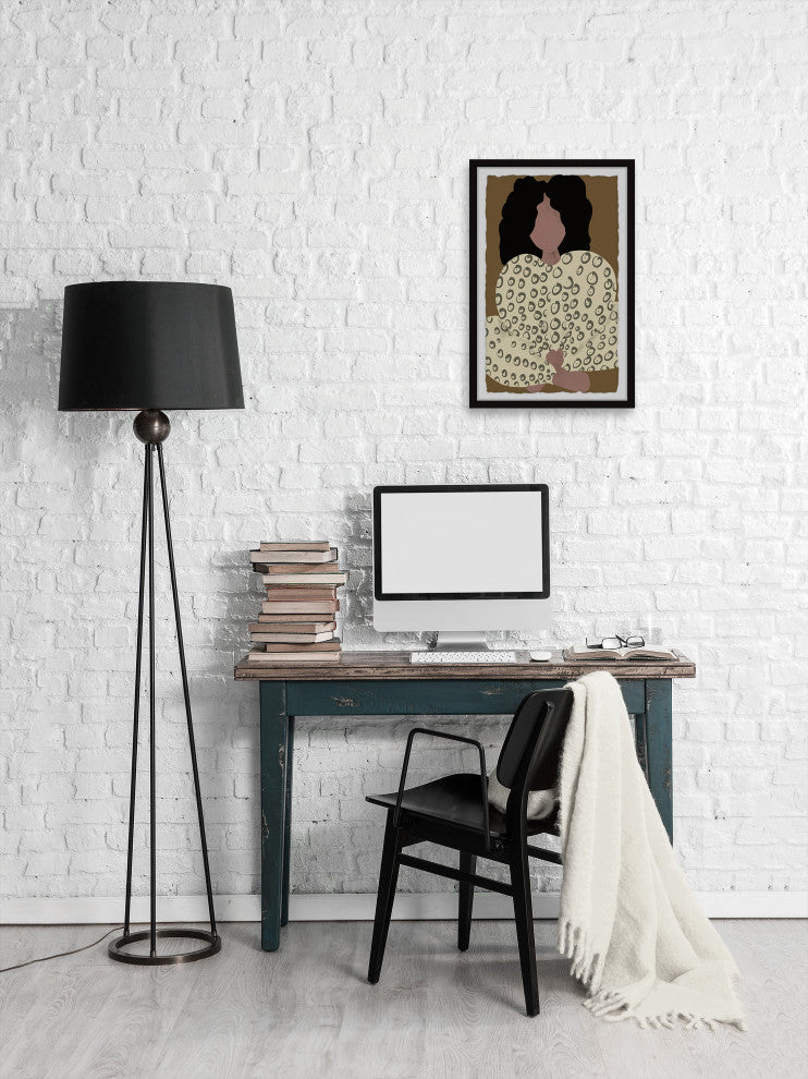 "Attitude Is Everything" Framed Painting Print, 16x24