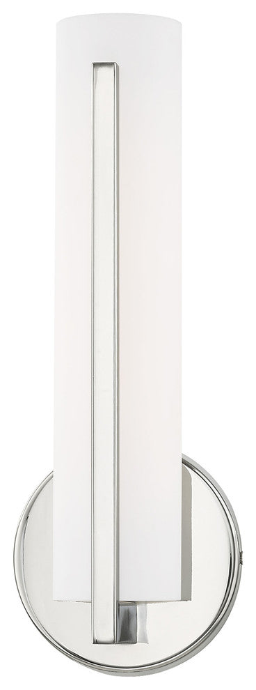 Livex Lighting Polished Chrome LED Light ADA Wall Sconce
