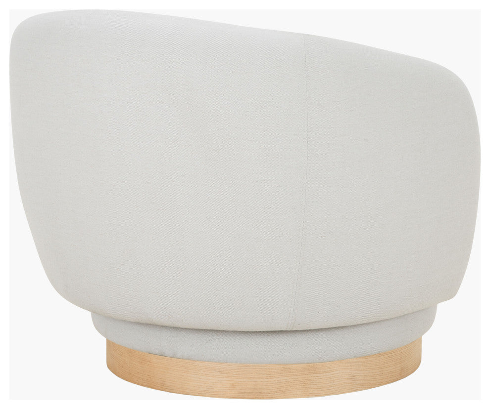 Galey Alix x Livabliss Finlayson GALS-001 Chair,29"H x 35"W x 34"D, Beige Base