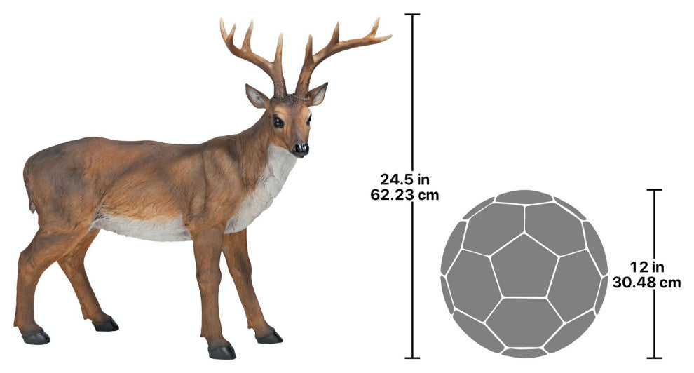 Standing Big Buck Statue