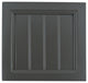 Farm House Corner Dinning Hutch/Buffet, Iron Ore