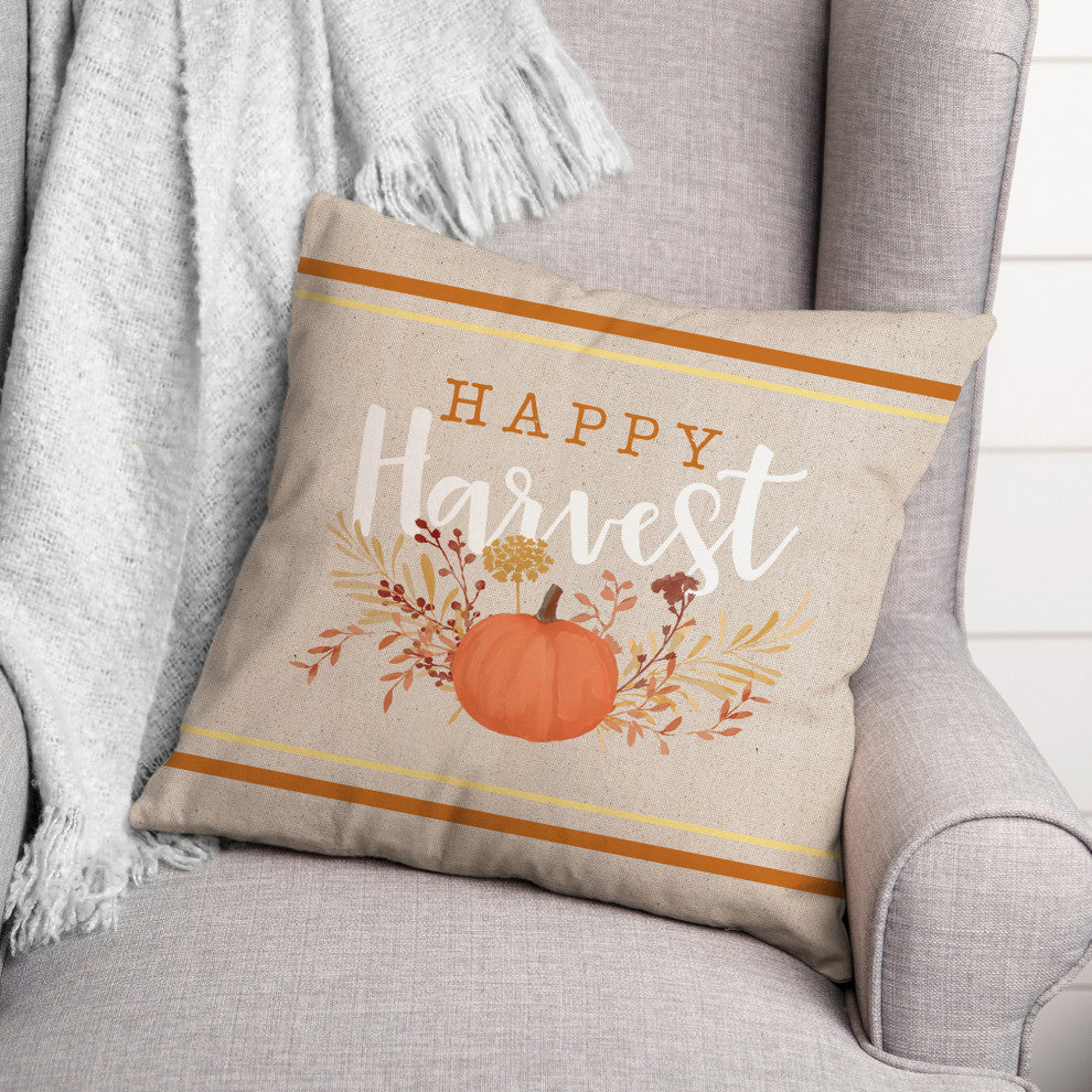 Happy Harvest 18x18 Indoor/Outdoor Pillow