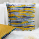 Multi Jacquard Faux Fur Pillow Covers Set of 2, Teal, 26''x26''
