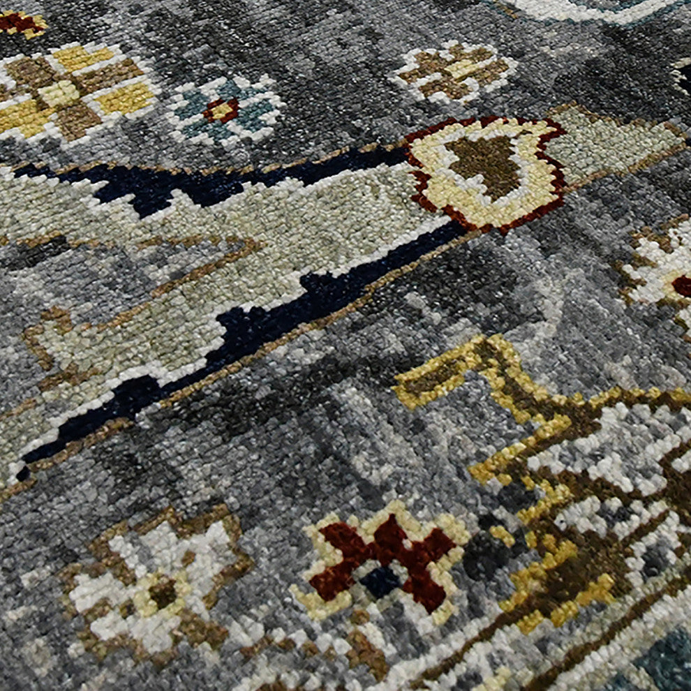 Bristol Kriotra Area Rug Gray, 2'8" X 8'