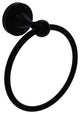 Sag Harbor Towel Ring, Matte Black