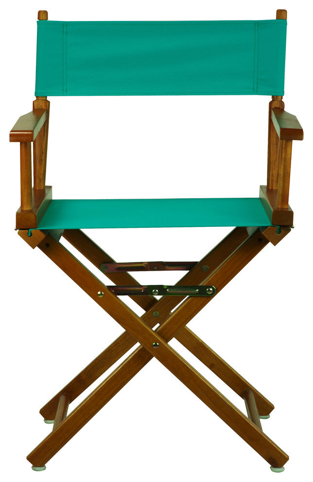 018" Director's Chair Honey Oak Frame-Teal Canvas