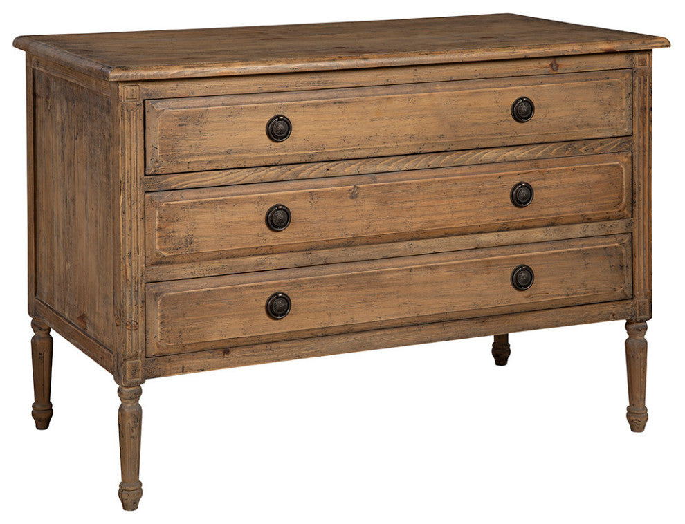 Front-facing view of chest on white background with drawers closed.