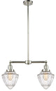 Innovations 209-PN-G664-7-LED 2 Light 24" Island Light, Polished Nickel