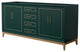 Marlena 72" Green Double Vanity, No Top, No Sink, Bronze Trim