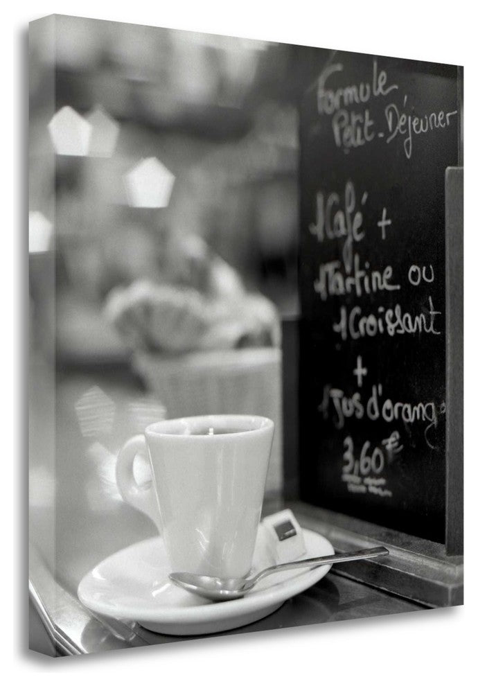 "Caffe - Champs-Elysees" By Alan Blaustein, Gallery Wrap Canvas, Ready To Hang