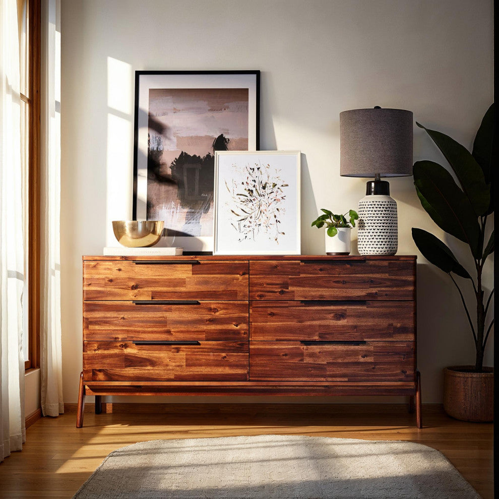 Remix 63" Wide 6-Drawer Dresser