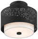 Black Stylish, Transitional, Intricate, Urban Semi Flush
